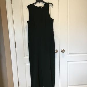Black jumpsuit with back tie detail